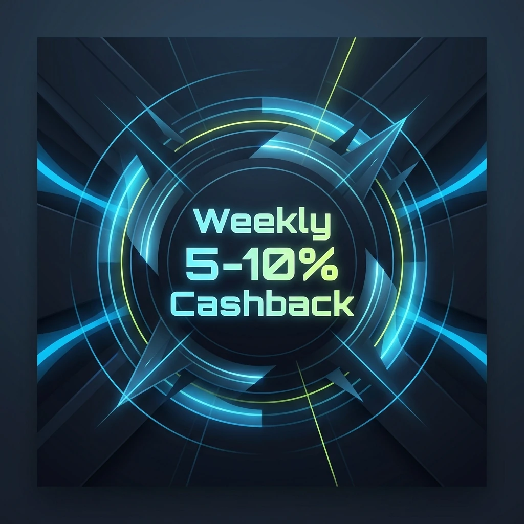 Weekly 5-10% Cashback